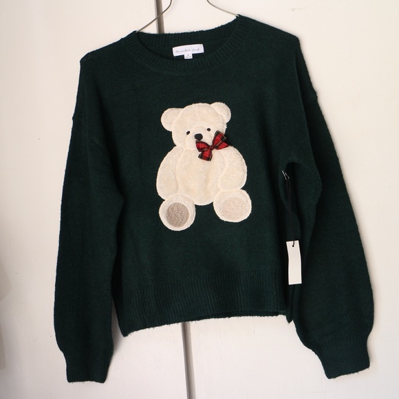 teddy bear sweater - Picture 4 of 7